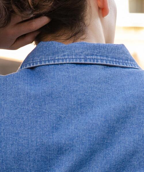 WEGO（ウィゴー）の「WEGO/デニムスタジャン（スタジャン・メンズ・ライトインディゴブルー/ブラック系その他・LARGE/MEDIUM）」の9枚目の写真