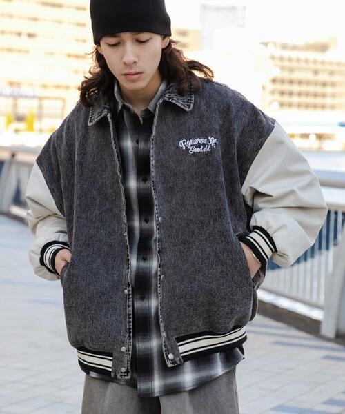 WEGO（ウィゴー）の「WEGO/デニムスタジャン（スタジャン・メンズ・ライトインディゴブルー/ブラック系その他・LARGE/MEDIUM）」の11枚目の写真