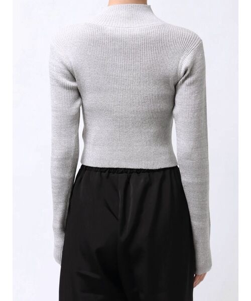 jouetie（ジュエティ）の「ハーフZIPラメタートル（ニット/セーター