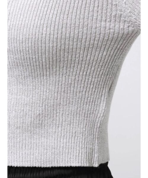 jouetie（ジュエティ）の「ハーフZIPラメタートル（ニット