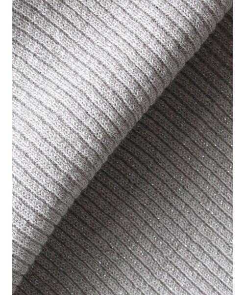 jouetie（ジュエティ）の「ハーフZIPラメタートル（ニット/セーター・レディース・ブラック/グレー/ブルー・MEDIUM）」の10枚目の写真