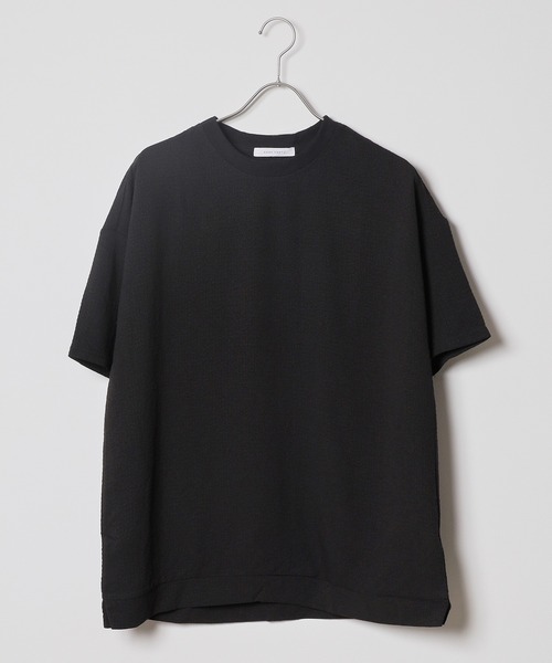 ROOPTOKYO（ループトウキョウ）の「しじら織風 シボ半袖Tシャツ オーバーサイズ ユニセックス（Tシャツ/カットソー・メンズ・ブラック/ホワイト・L/M/XL）」の7枚目の写真