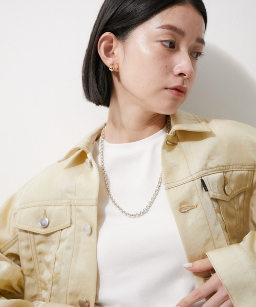 ADAM ET ROPE'（アダムエロペ）の「サークルチェーンネックレス（ネックレス・レディース・シルバー/ゴールド・FREE）」の3枚目の写真