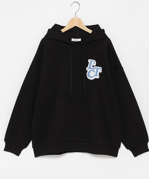 LOVETOXIC（ラブトキシック）の「サガラパステルパーカ（パーカー・キッズ・ブラック/ピンク/ライトグリーン/オフホワイト・S/M/L）」の3枚目の写真