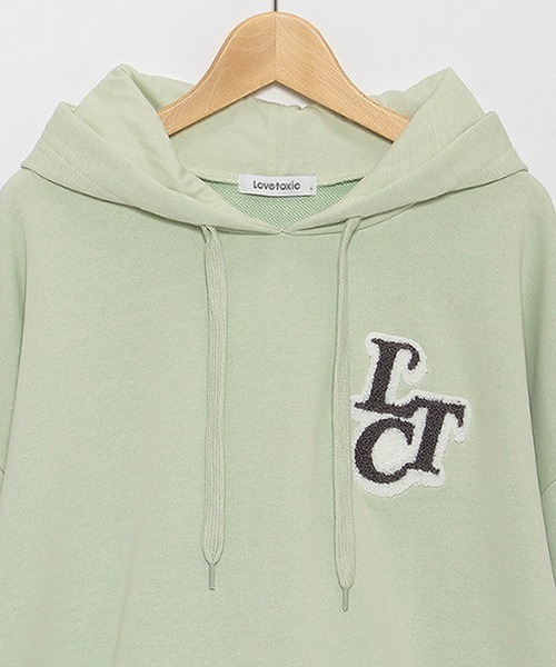 LOVETOXIC（ラブトキシック）の「サガラパステルパーカ（パーカー・キッズ・ブラック/ピンク/ライトグリーン/オフホワイト・S/M/L）」の10枚目の写真