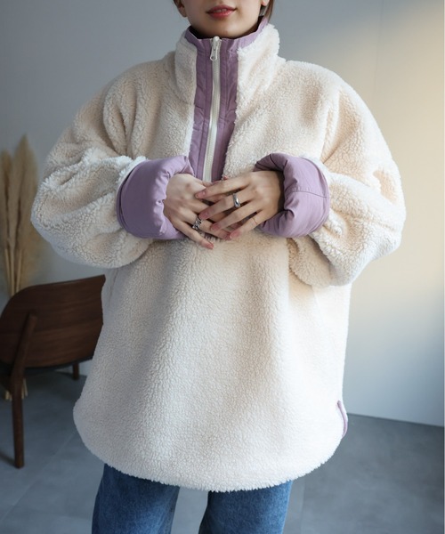 _j.l-a.l_ ジェイラル　新品未使用　ジャケット　ブルゾン　ハーフジップ SLY（スライ）の「HALF-ZIP BLOUSON ハーフジップ ブルゾン