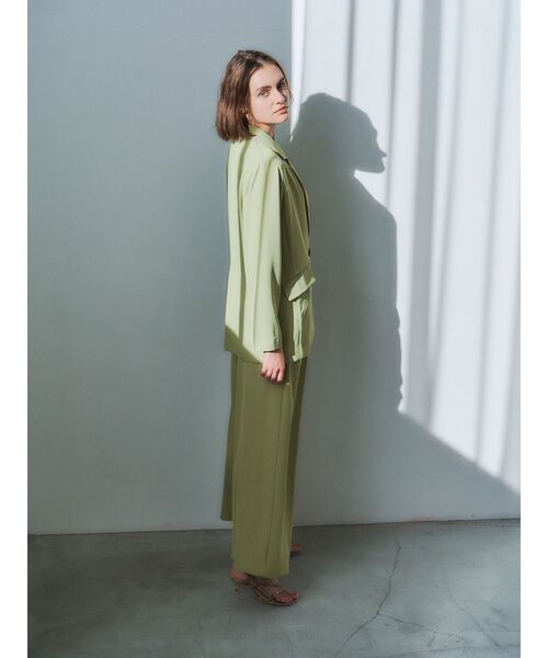 YECCA VECCA（イェッカヴェッカ）の「ウエストデザインタックパンツ（その他パンツ・レディース・グリーン/ベージュ/ネイビー・S/M）」の20枚目の写真