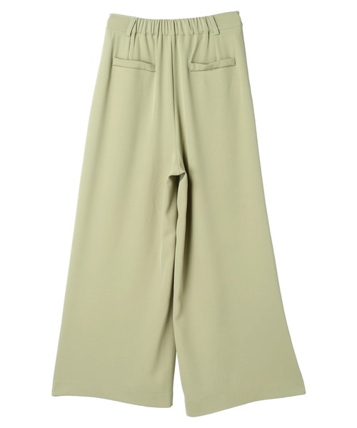 YECCA VECCA（イェッカヴェッカ）の「ウエストデザインタックパンツ（その他パンツ・レディース・グリーン/ベージュ/ネイビー・S/M）」の7枚目の写真