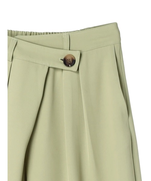 YECCA VECCA（イェッカヴェッカ）の「ウエストデザインタックパンツ（その他パンツ・レディース・グリーン/ベージュ/ネイビー・S/M）」の9枚目の写真