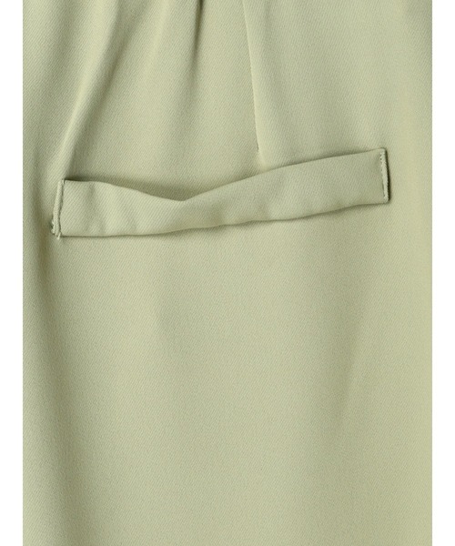 YECCA VECCA（イェッカヴェッカ）の「ウエストデザインタックパンツ（その他パンツ・レディース・グリーン/ベージュ/ネイビー・S/M）」の16枚目の写真