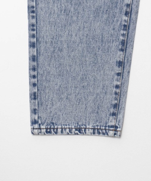 Mac-House（マックハウス）の「GOOD CREW グッドクルー ダメージワイドデニム（デニムパンツ・レディース・ケミカルウォッシュ/サックスブルー系・S/M/L）」の8枚目の写真