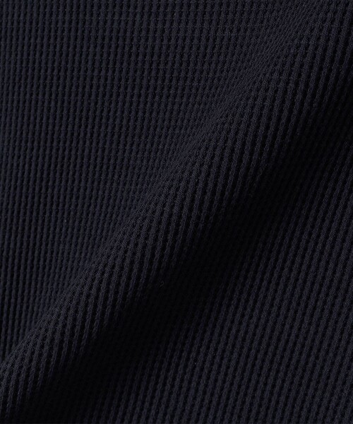 SHIPS any（シップス エニィ）の「SHIPS any:〈洗濯機可能〉ワッフル  レースアップ ラウンドヘム プルオーバー（Tシャツ/カットソー・レディース・ホワイト/ライトグレー/ネイビー/ライトグレー系1・ONE SIZE）」の13枚目の写真