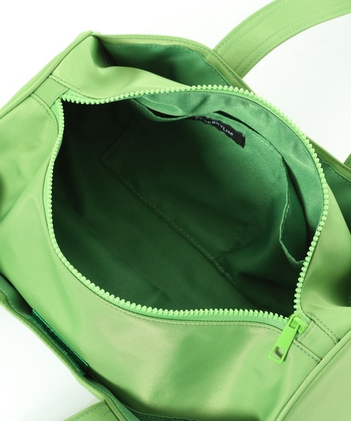 PBLIM（ページボーイリム）の「PBLIM/ナイロンボストンバック（ドラムバッグ・レディース・ブラック/グリーン・FREE）」の14枚目の写真