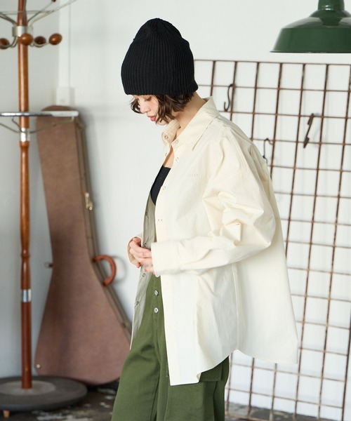 PBLIM（ページボーイリム）の「PBLIM/カラーオーバーシャツ（シャツ/ブラウス・レディース・イエロー/ブルー/クリーム・FREE）」の6枚目の写真