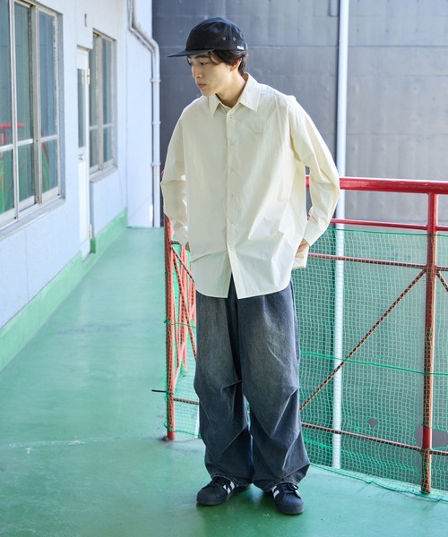 PBLIM（ページボーイリム）の「PBLIM/カラーオーバーシャツ（シャツ/ブラウス・レディース・イエロー/ブルー/クリーム・FREE）」の16枚目の写真