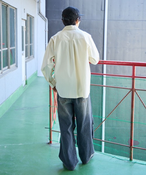 PBLIM（ページボーイリム）の「PBLIM/カラーオーバーシャツ（シャツ/ブラウス・レディース・イエロー/ブルー/クリーム・FREE）」の18枚目の写真