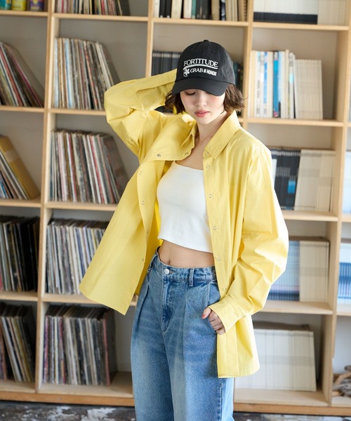 PBLIM（ページボーイリム）の「PBLIM/カラーオーバーシャツ（シャツ/ブラウス・レディース・イエロー/ブルー/クリーム・FREE）」の19枚目の写真