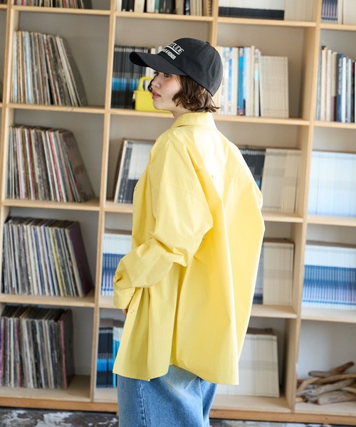 PBLIM（ページボーイリム）の「PBLIM/カラーオーバーシャツ（シャツ/ブラウス・レディース・イエロー/ブルー/クリーム・FREE）」の22枚目の写真