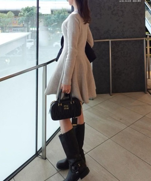 ACYM（アシーム）の「Candy peplum knit ワンピース（ワンピース