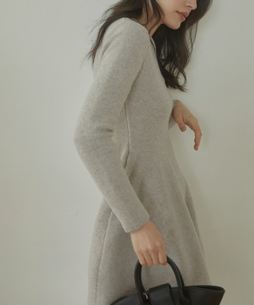 ACYM（アシーム）の「Candy peplum knit ワンピース（ワンピース