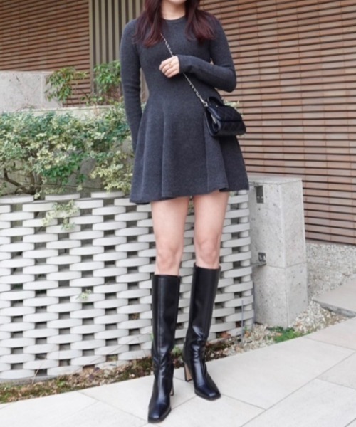 ACYM（アシーム）の「Candy peplum knit ワンピース（ワンピース