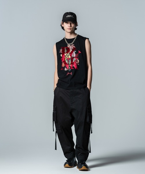 glamb グラム　サルエル　カーゴパン　M メンズ glamb パンツ Additional Pocket Sarrouel Pants