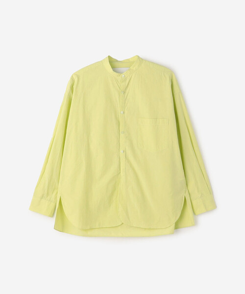 TICCA（ティッカ）の「TICCA | 〈別注〉ノーカラーシャツ WOMEN（シャツ/ブラウス・レディース・ピンク系その他/グリーン系その他・F）」の3枚目の写真