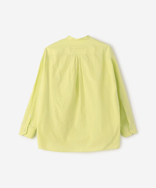 TICCA（ティッカ）の「TICCA | 〈別注〉ノーカラーシャツ WOMEN（シャツ/ブラウス・レディース・ピンク系その他/グリーン系その他・F）」の4枚目の写真