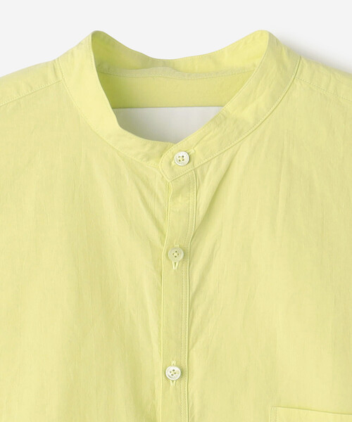 TICCA（ティッカ）の「TICCA | 〈別注〉ノーカラーシャツ WOMEN（シャツ/ブラウス・レディース・ピンク系その他/グリーン系その他・F）」の5枚目の写真