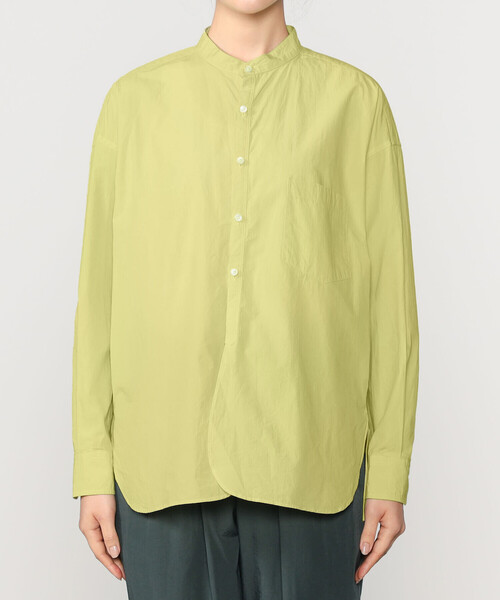 TICCA（ティッカ）の「TICCA | 〈別注〉ノーカラーシャツ WOMEN（シャツ/ブラウス・レディース・ピンク系その他/グリーン系その他・F）」の15枚目の写真