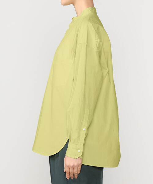 TICCA（ティッカ）の「TICCA | 〈別注〉ノーカラーシャツ WOMEN（シャツ/ブラウス・レディース・ピンク系その他/グリーン系その他・F）」の14枚目の写真