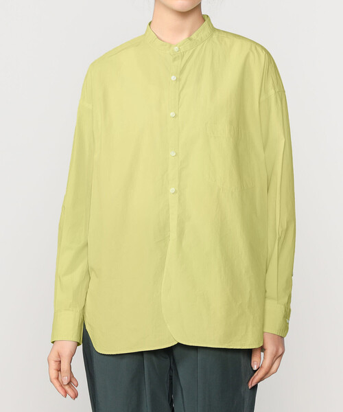 TICCA（ティッカ）の「TICCA | 〈別注〉ノーカラーシャツ WOMEN（シャツ/ブラウス・レディース・ピンク系その他/グリーン系その他・F）」の12枚目の写真