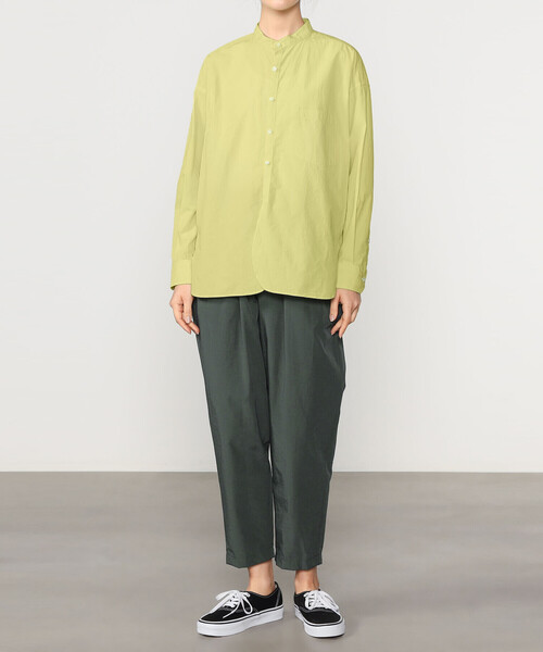 TICCA（ティッカ）の「TICCA | 〈別注〉ノーカラーシャツ WOMEN（シャツ/ブラウス・レディース・ピンク系その他/グリーン系その他・F）」の11枚目の写真