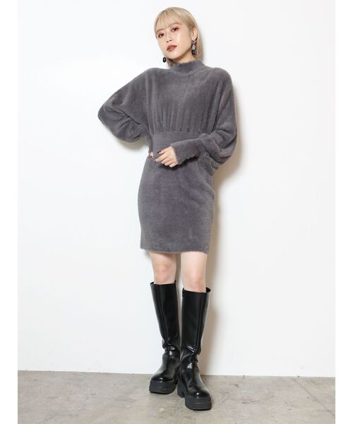 MURUA（ムルーア）の「プラットフォームエンジニアロングブーツ（ブーツ・レディース・ブラック・24.5/23.5/22.5）」の8枚目の写真