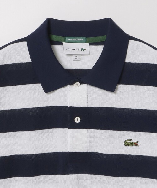 【即完売】LACOSTE×BEAMS GOLF 別注 ポロシャツ ブルー L BEAMS GOLF（ビームス ゴルフ）〈MEN〉【別注】LACOSTE