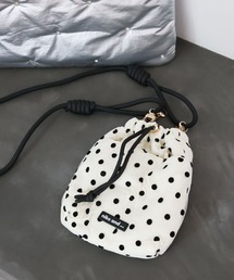 オリジナル細コード巾着ショルダーバッグN