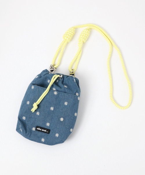 niko and...(ニコアンド)の「オリジナル細コード巾着ショルダーバッグN(ショルダーバッグ・レディース・ブラック系その他/シルバー/ブルー/アイボリー/ブラック/スカイブルー/ベージュ/イエロー/その他2/その他1/イエロー系/オレンジ/シルバー系その他/グレー系その他・0)」の6枚目の写真