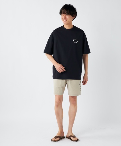 RUSTY(ラスティ)の「【RUSTY/ラスティー】ストレッチ軽量半袖Tシャツ ニコチャンシリーズ バックプリント(Tシャツ/カットソー・メンズ・カーキ/ブラック/ホワイト/ベージュ・MEDIUM/X-LARGE/LARGE)」の19枚目の写真