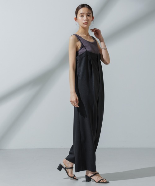 NANO universe（ナノユニバース）の「Anti Soaked(R) 汗染み防止 リブタンクトップ（Tシャツ/カットソー・レディース・ブラック/アイボリー/チャコール/グレー系その他4・S/M）」の16枚目の写真