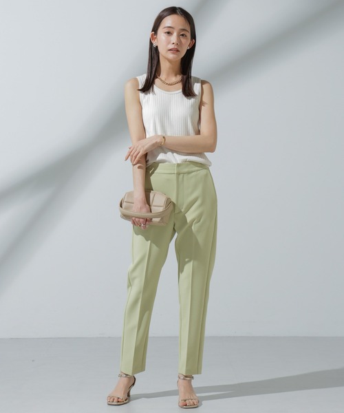 NANO universe（ナノユニバース）の「Anti Soaked(R) 汗染み防止 リブタンクトップ（Tシャツ/カットソー・レディース・ブラック/アイボリー/チャコール/グレー系その他4・S/M）」の19枚目の写真