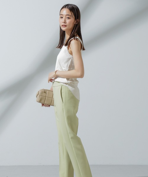 NANO universe（ナノユニバース）の「Anti Soaked(R) 汗染み防止 リブタンクトップ（Tシャツ/カットソー・レディース・ブラック/アイボリー/チャコール/グレー系その他4・S/M）」の20枚目の写真