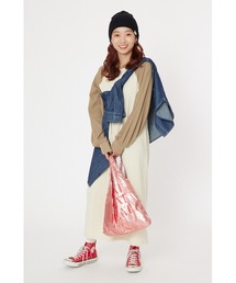 ラグランマキシワンピース