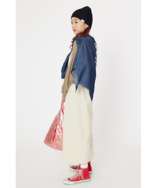 RODEO CROWNS WIDE BOWL（ロデオクラウンズワイドボウル）の「ラグランマキシワンピース（ワンピース・レディース・ネイビー/ブラック/ベージュ・FREE）」の5枚目の写真