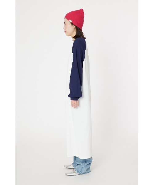 RODEO CROWNS WIDE BOWL（ロデオクラウンズワイドボウル）の「ラグランマキシワンピース（ワンピース・レディース・ネイビー/ブラック/ベージュ・FREE）」の14枚目の写真