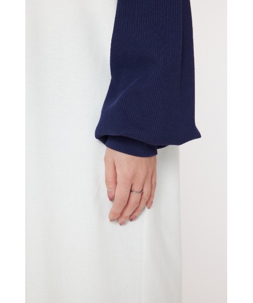 RODEO CROWNS WIDE BOWL（ロデオクラウンズワイドボウル）の「ラグランマキシワンピース（ワンピース・レディース・ネイビー/ブラック/ベージュ・FREE）」の18枚目の写真