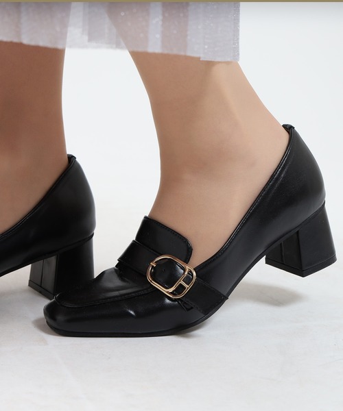 TRUDEA（トルディア）の「ベルトデザインパンプス（パンプス・レディース・ベージュ/アイボリー/ブラック・LARGE/MEDIUM/SMALL）」の3枚目の写真