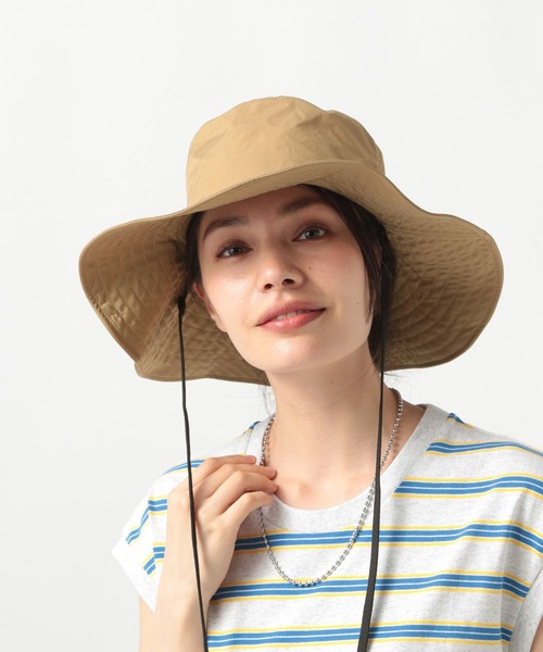 BAYFLOW（ベイフロー）の「［優れた撥水性］バケットハット（ハット・レディース・ブラック/ベージュ・FREE）」の19枚目の写真