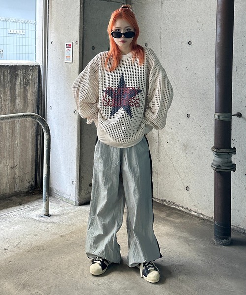 sedacle（セダクル）の「サイドボタン2way配色ナイロンパンツ（その他パンツ・メンズ・グレー/チャコールグレー/ベージュ・SMALL/MEDIUM/LARGE）」の11枚目の写真