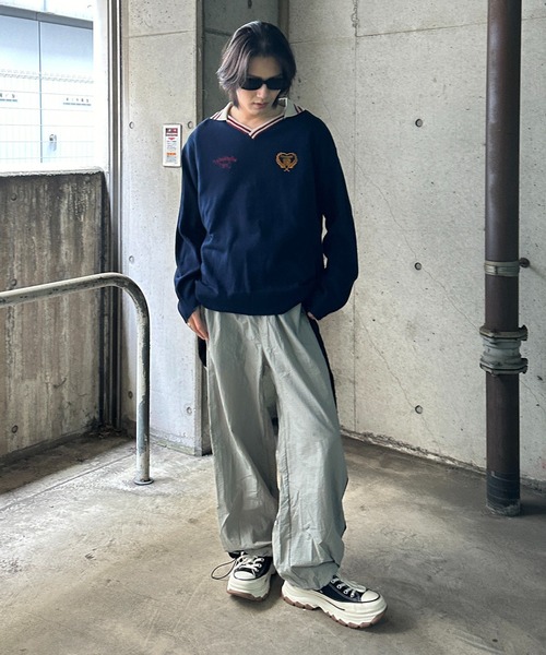 sedacle（セダクル）の「サイドボタン2way配色ナイロンパンツ（その他パンツ・メンズ・グレー/チャコールグレー/ベージュ・SMALL/MEDIUM/LARGE）」の16枚目の写真