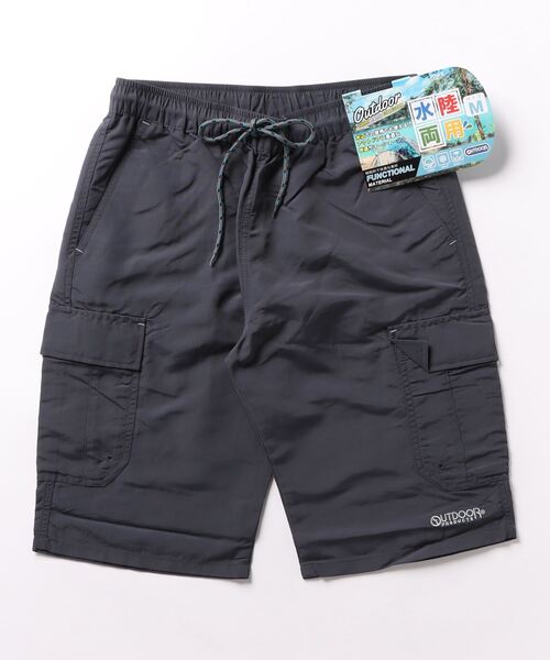 OUTDOOR PRODUCTS(アウトドアプロダクツ)の「【OUTDOOR PRODUCTS】ナイロンカーゴショートパンツ 080950(カーゴパンツ・メンズ・グレー/ブルー/ベージュ/パープル/オレンジ/ブラック/オリーブ・LL/M/L)」の3枚目の写真